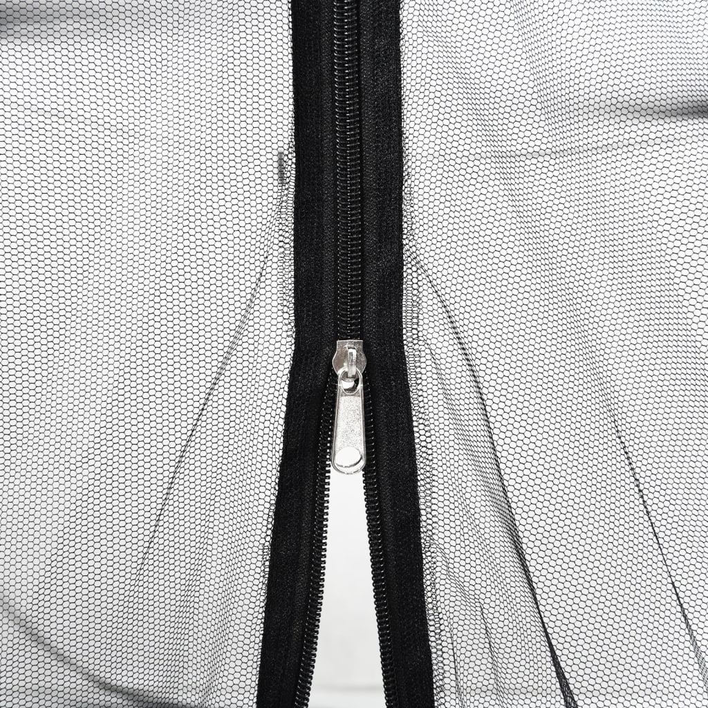 Zanzariera per Ombrellone 220 Rete Nera Φ300x230 cm