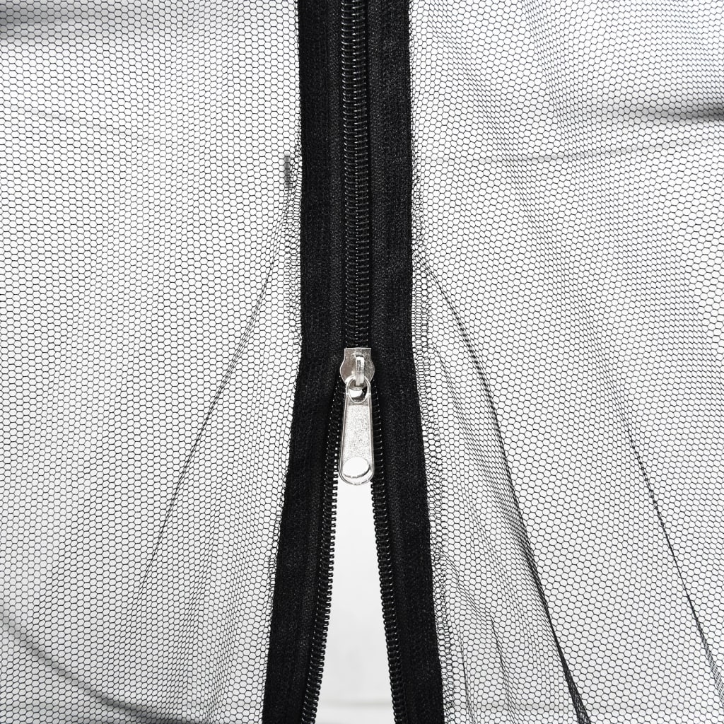 Zanzariera per Ombrellone 220 Rete Nera Φ330x250 cm