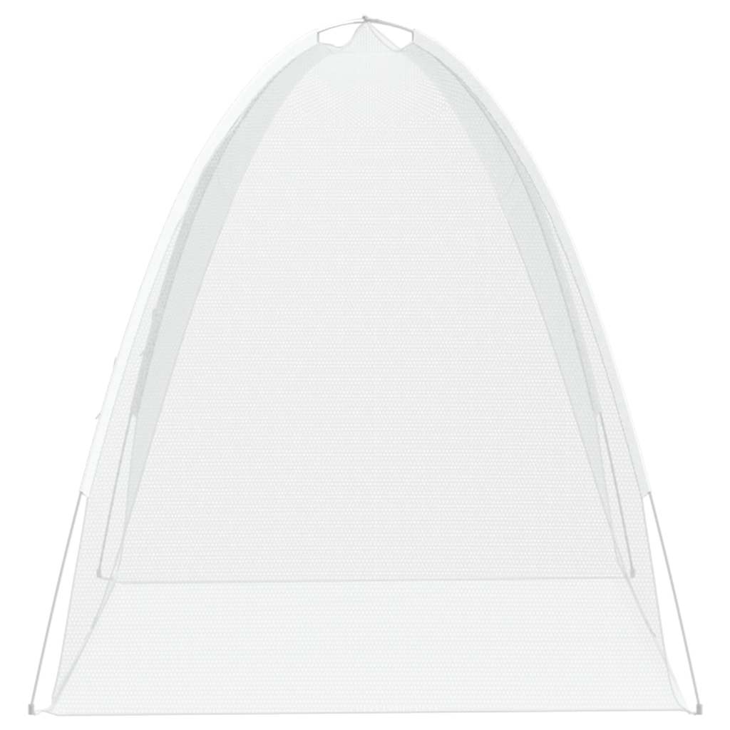 Zanzariera Mongolia con Porte 220 Rete Bianco 200x120x130 cm