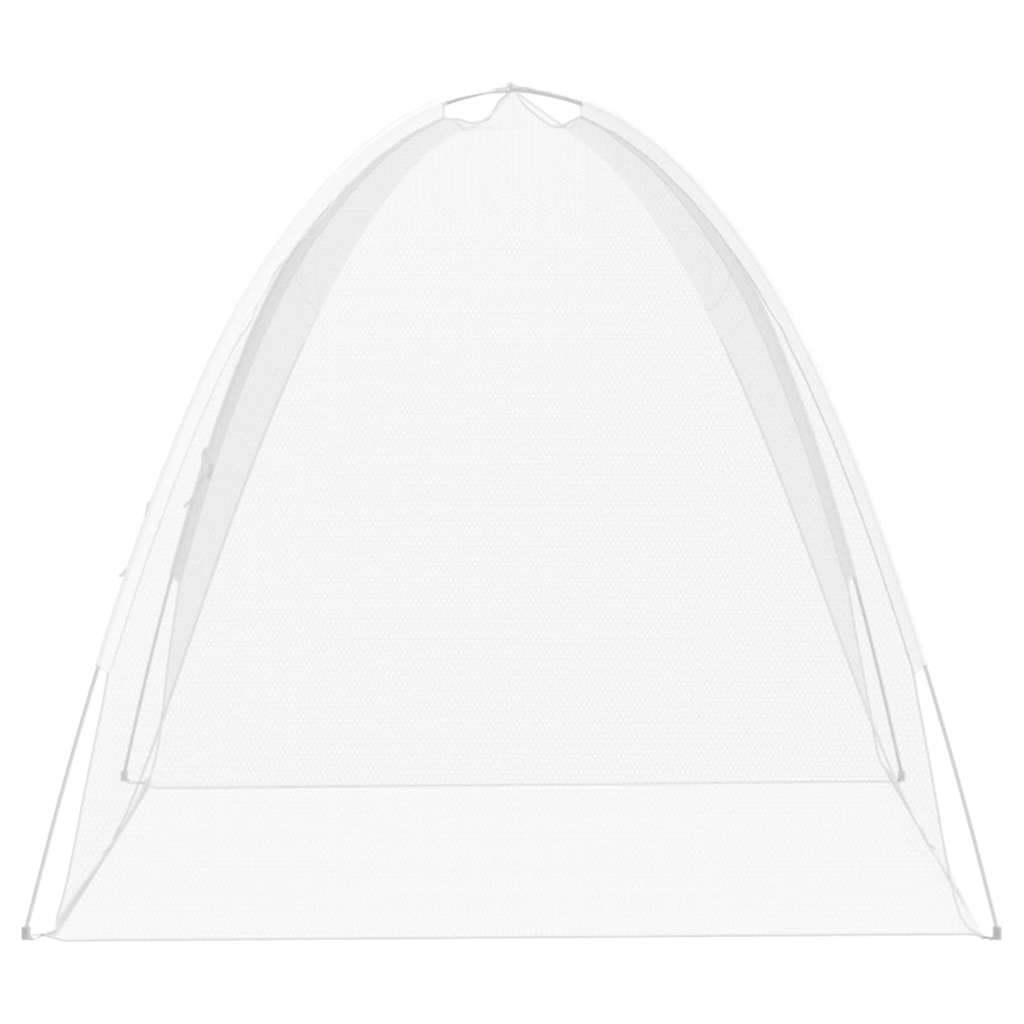 Zanzariera Mongolia con Porte 220 Rete Bianco 200x150x140 cm