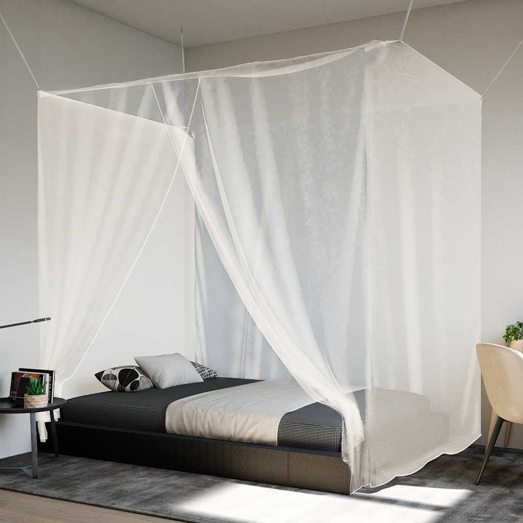 Rete per zanzare per letto Rettangolare 156 mesh Poliestere