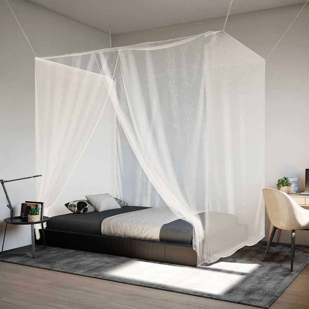 Rete per zanzare per letto Rettangolare 156 mesh Poliestere
