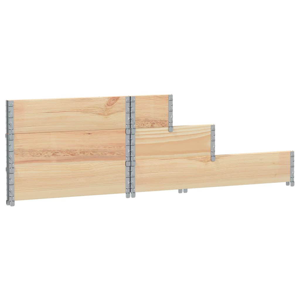 Fioriera Rialzata 3 Livelli 120x80 cm Legno Massello di Pino