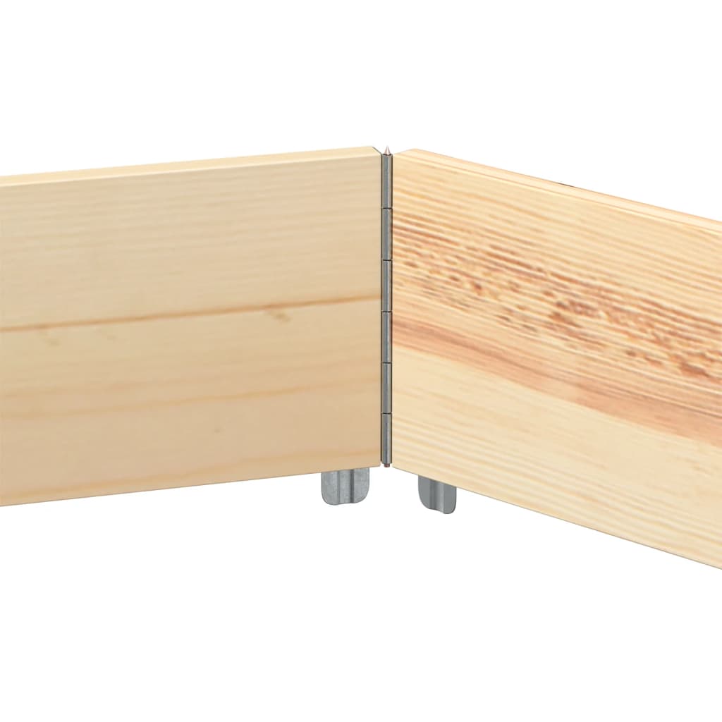 Fioriera Rialzata Esagonale 160x160cm Legno Massello di Pino