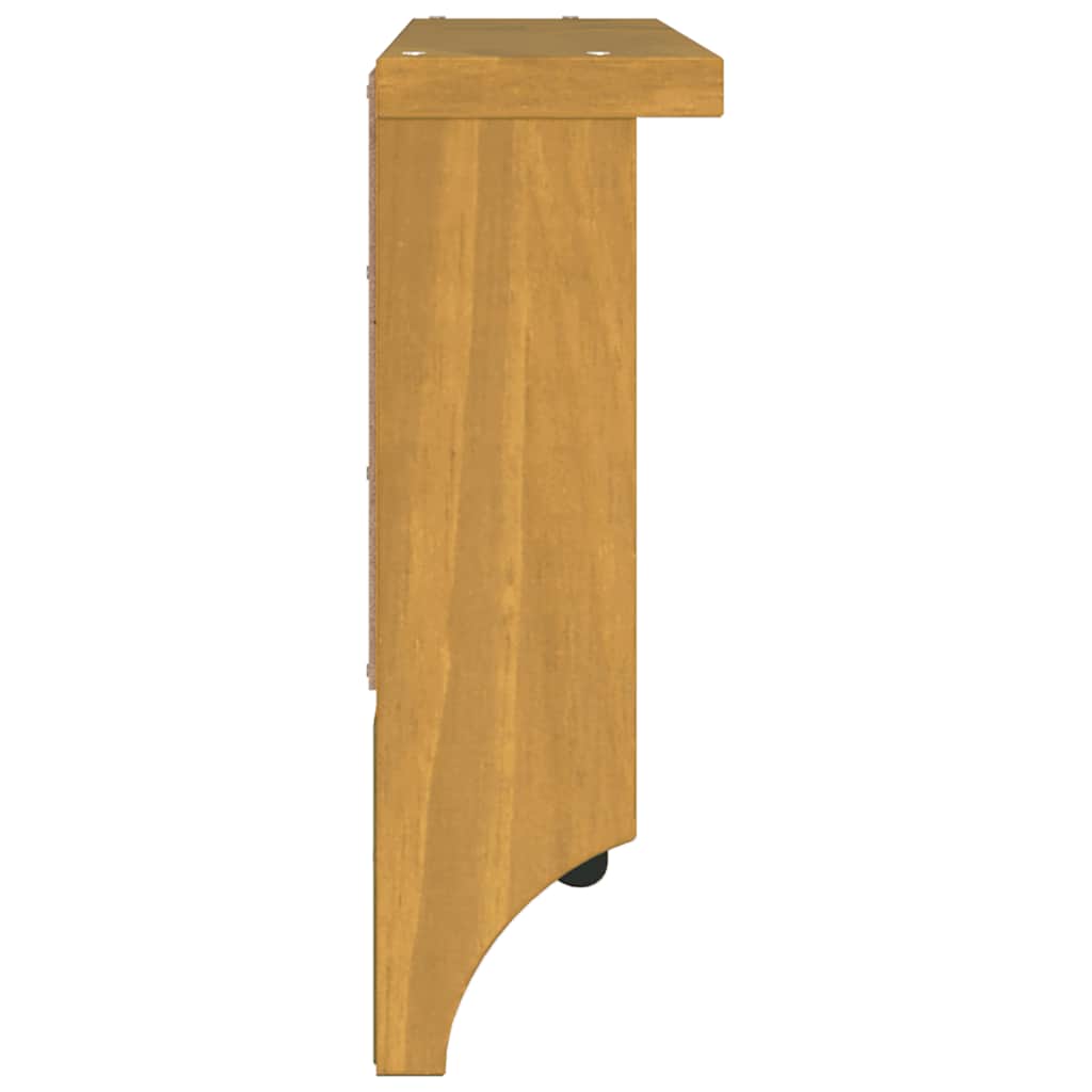 Appendiabiti da Parete SANDNES 45x12x35 cm in Legno di Pino