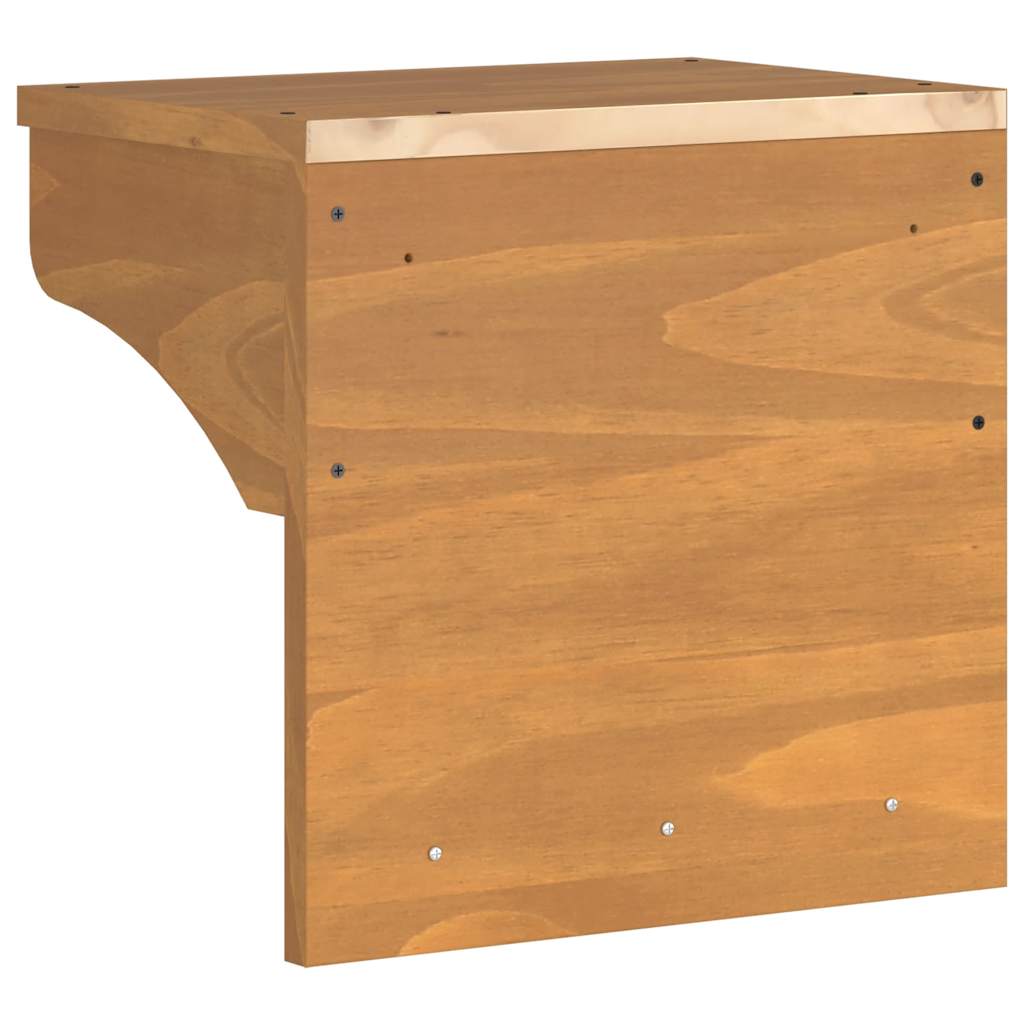 Appendiabiti da Parete SANDNES 43x30x42 cm in Legno di Pino
