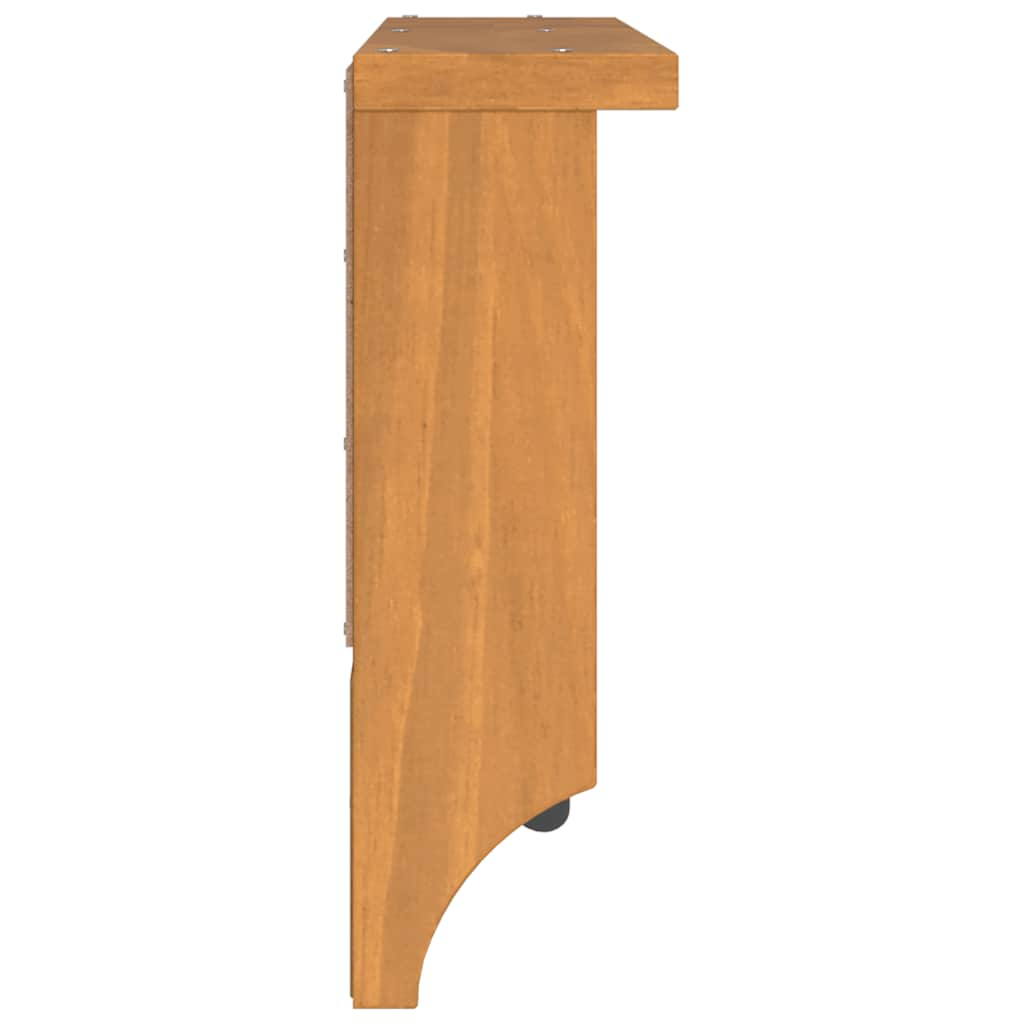 Appendiabiti da Parete SANDNES 87x12x35 cm in Legno di Pino