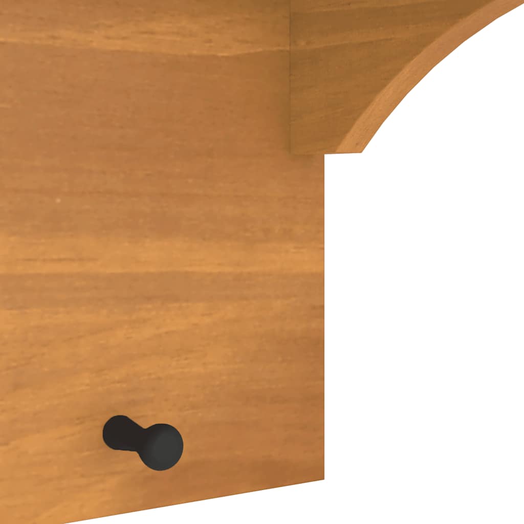 Appendiabiti da Parete SANDNES 87x30x42 cm in Legno di Pino