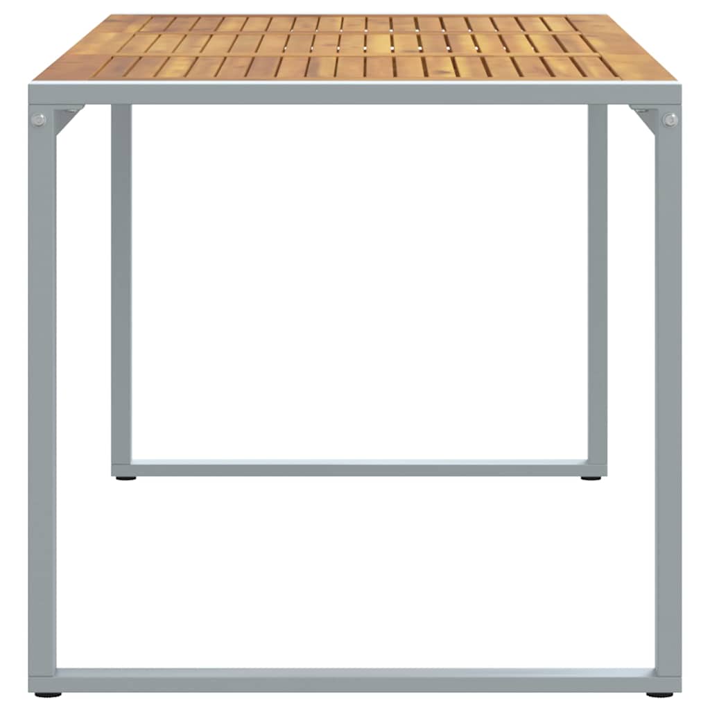 Tavolo da Giardino Grigio 160 x 80 x 75 cm