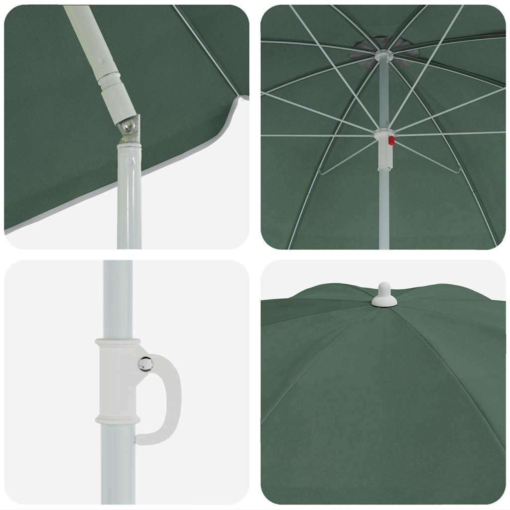 Ombrello da giardino Poliestere 170T Verde