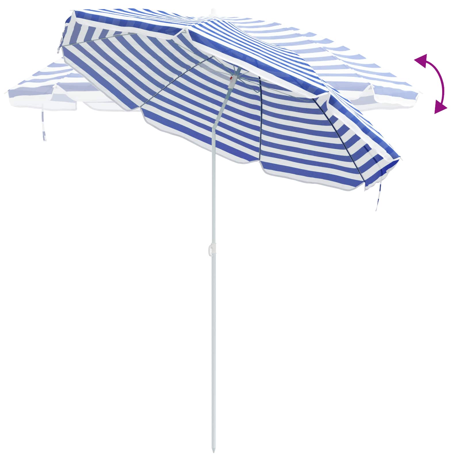 Ombrello da giardino 263 x 263 x 272 cm Poliestere 170T