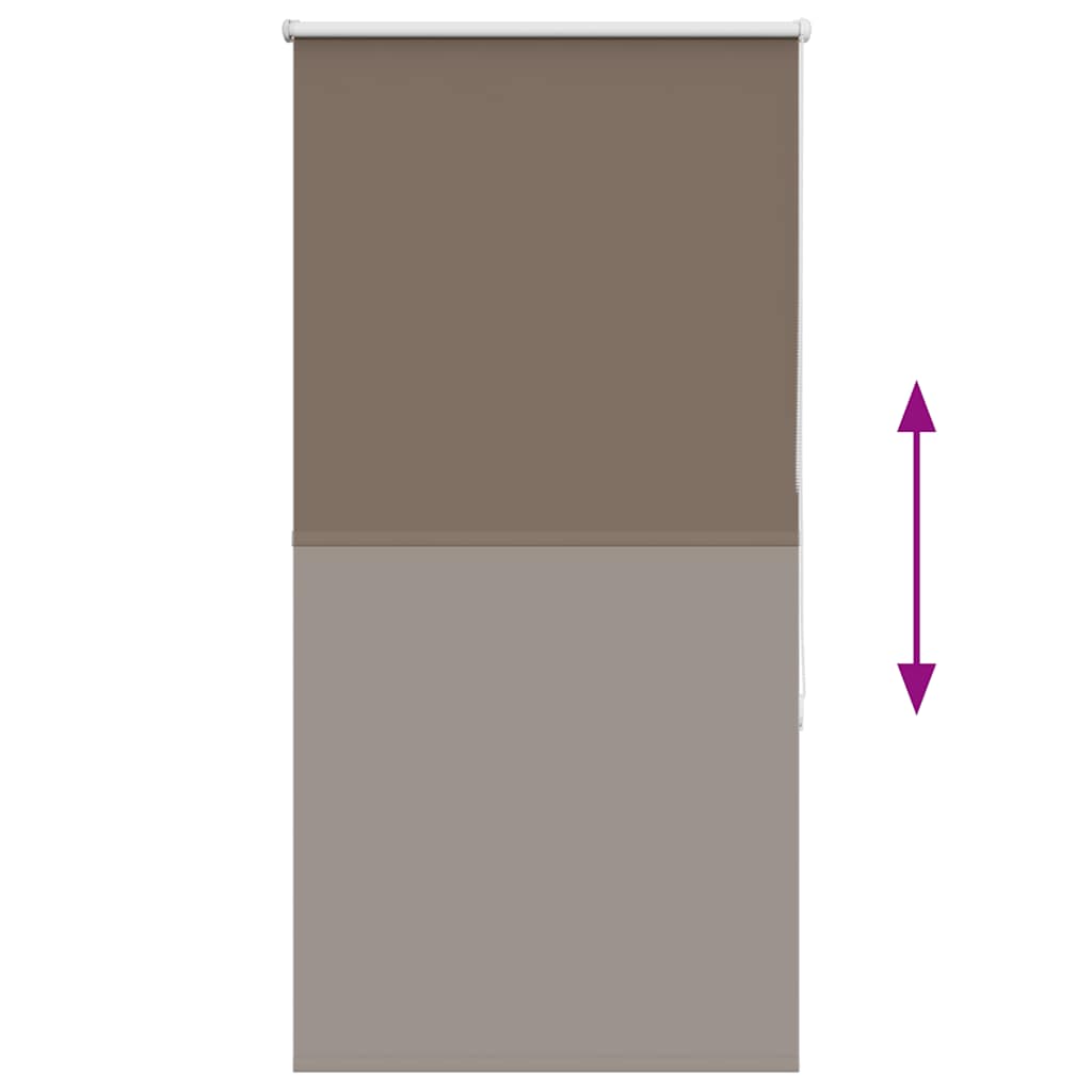 Tenda a Rullo Oscurante 80x130 cm Larghezza Tessuto 75,7 cm