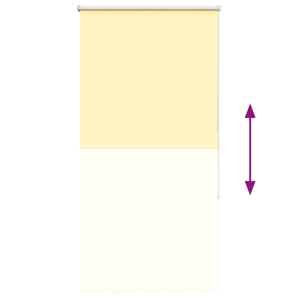 Tenda a Rullo Oscurante 80x130 cm Larghezza Tessuto 75,7 cm