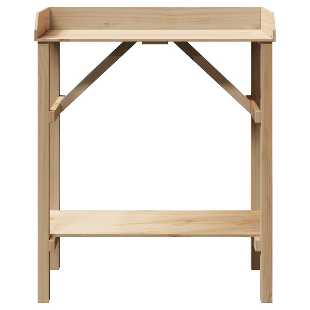 Tavolo da rinvaso Naturale 75 x 40 x 90 cm Legno di Pino Solido