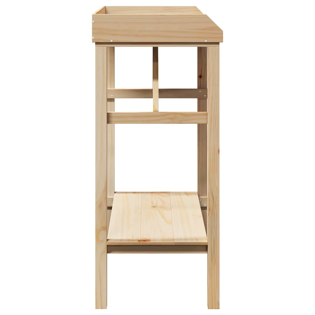 Tavolo da rinvaso Naturale 75 x 40 x 90 cm Legno di Pino Solido