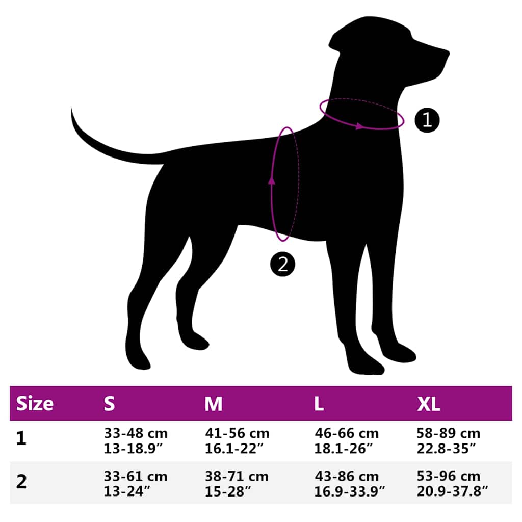 Pettorina Cani con Strisce Riflettenti Regolabile Marrone XL