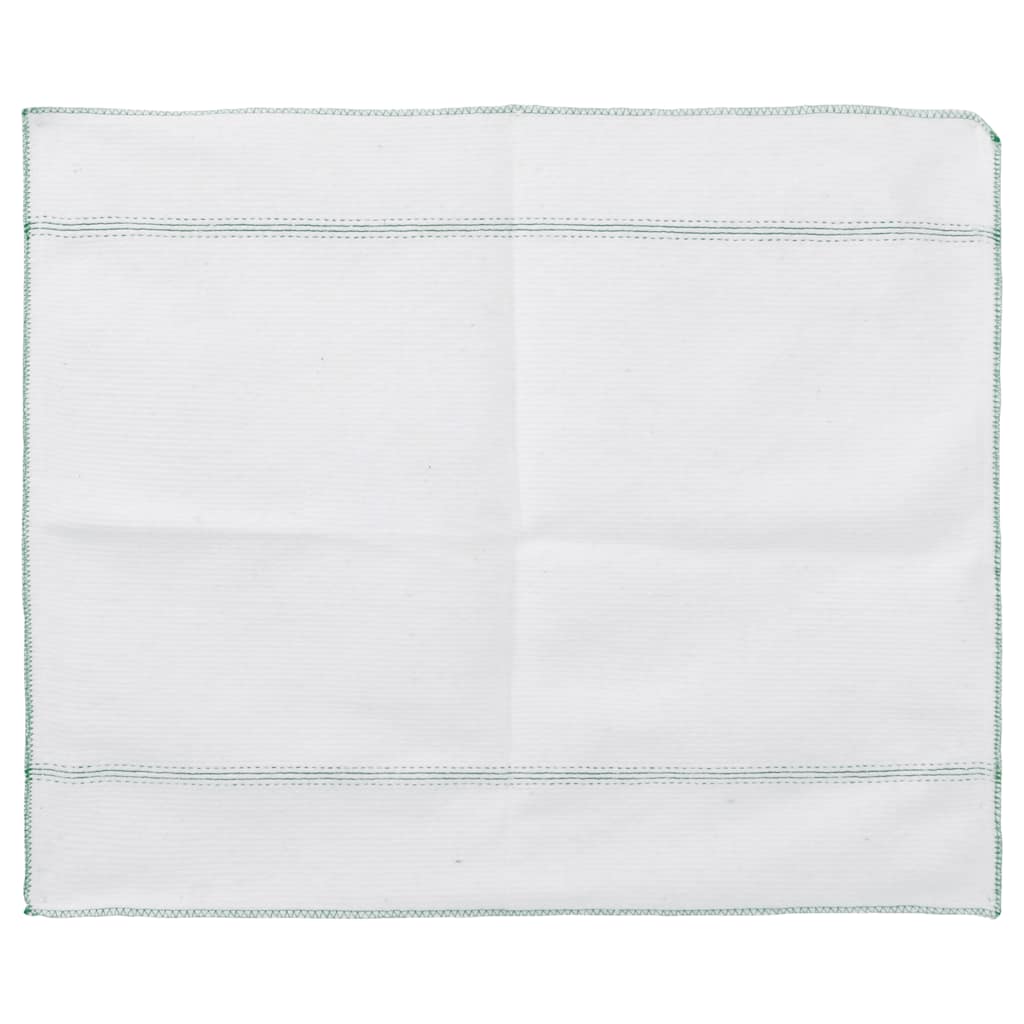 Panni per la Pulizia 50pz Righe Bianche e Verdi 50x60 cm