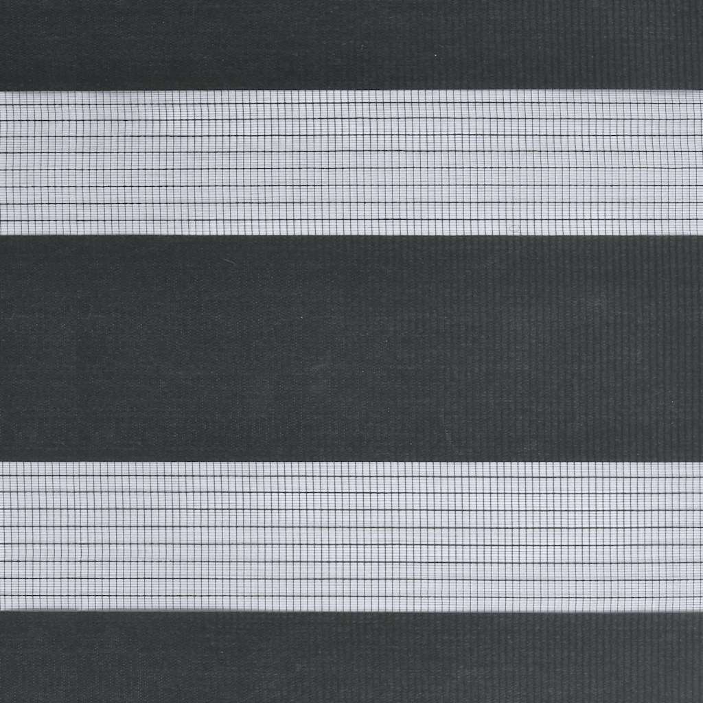 Tenda a Rullo Zebra Nero Larghezza Tessuto 85,9 cm Poliestere