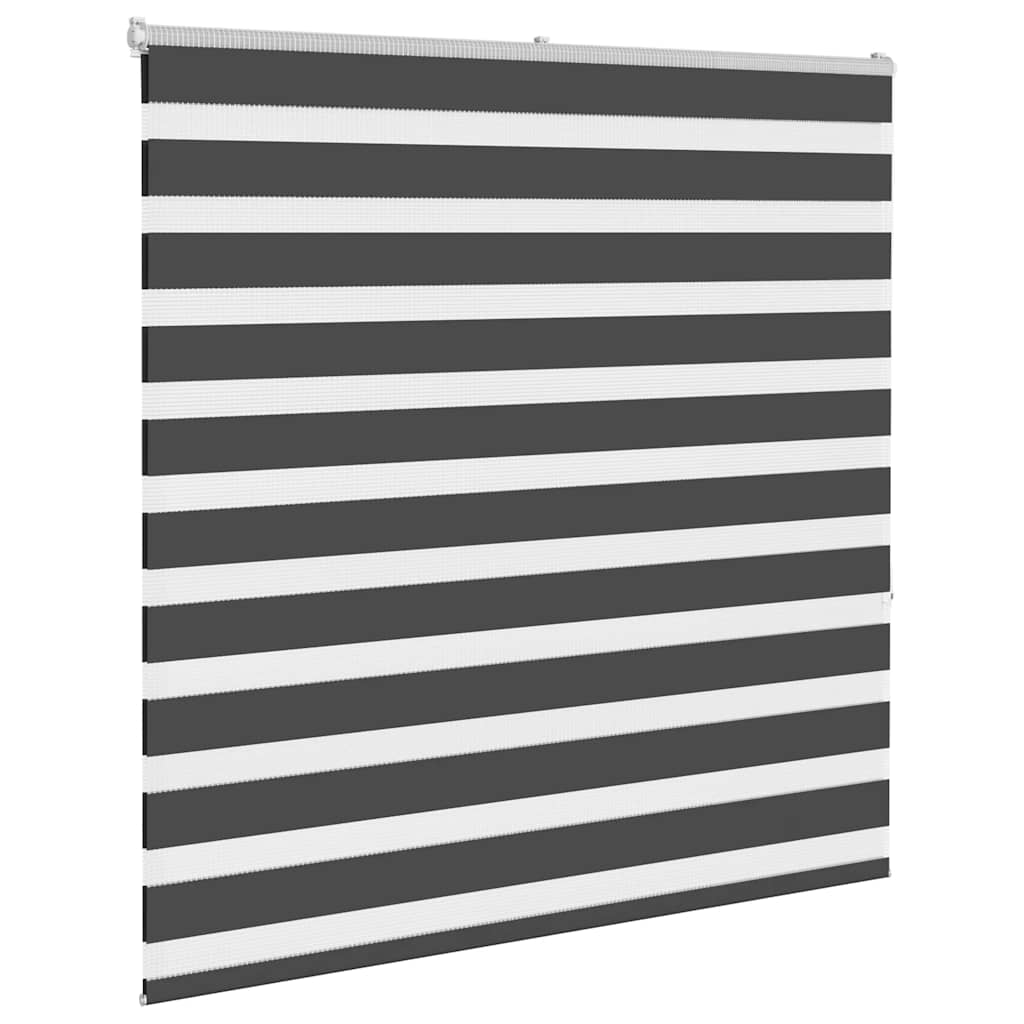 Tenda a Rullo Zebra Nero Larghezza Tessuto 140,9 cm Poliestere