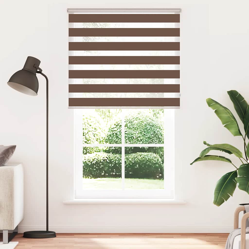 Tenda a Rullo Zebra Larghezza Tessuto 125,9 cm Poliestere