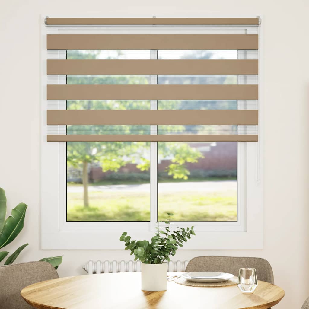 Tenda a Rullo Zebra Larghezza Tessuto 125,9 cm Poliestere