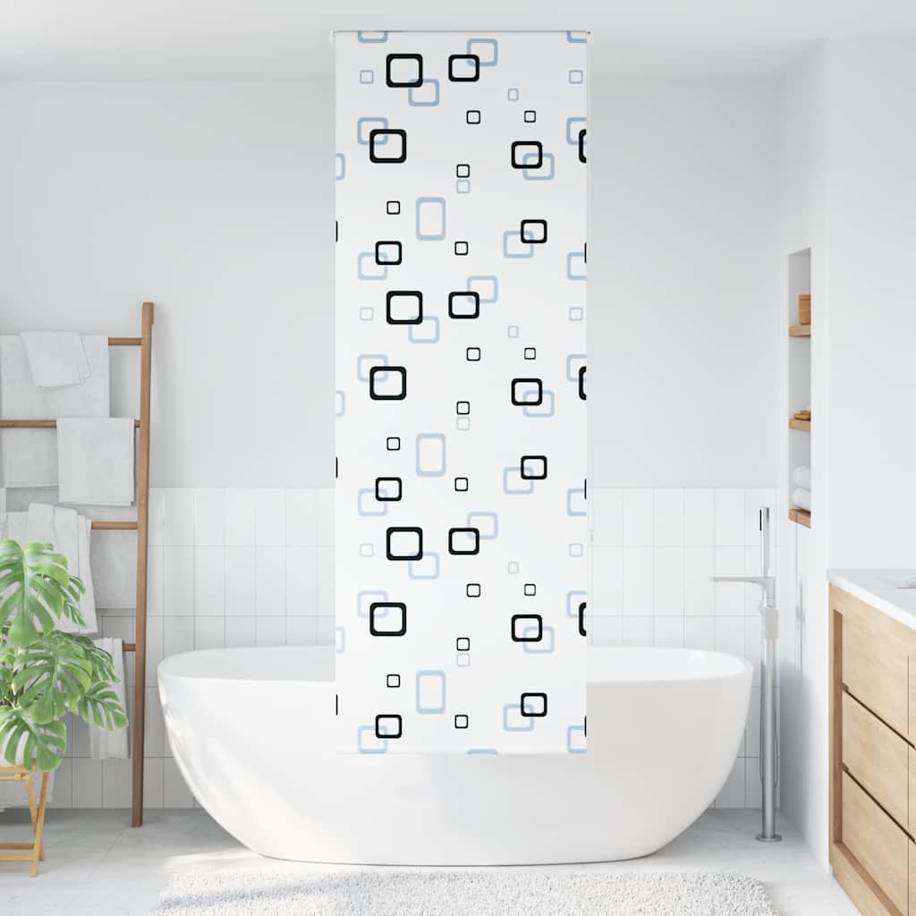 Tenda a Rullo Doccia 60x240 cm Larghezza Tessuto 56 cm