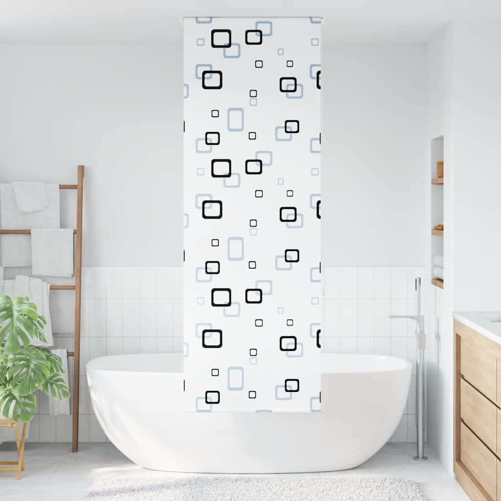 Tenda a Rullo Doccia 70x240 cm Larghezza Tessuto 66 cm