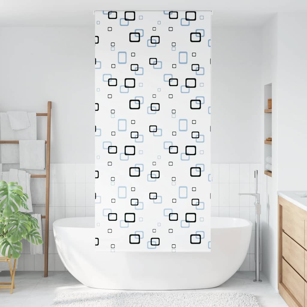 Tenda a Rullo Doccia 100x240 cm Larghezza Tessuto 96 cm