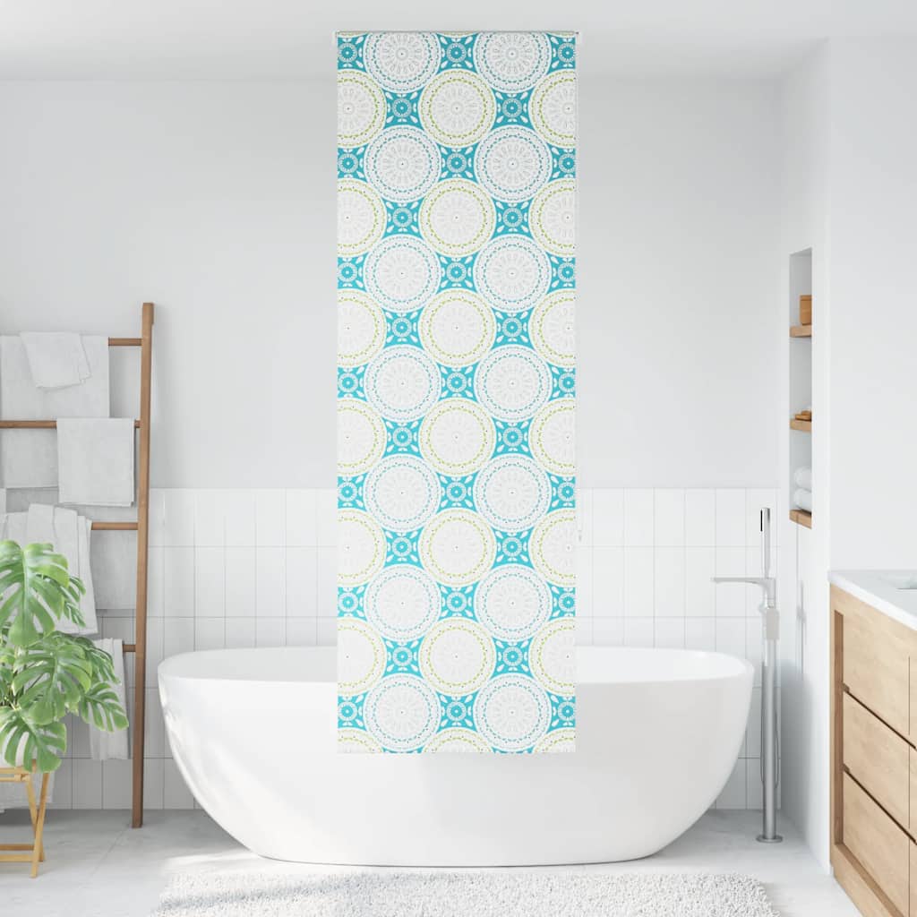 Tenda a Rullo Doccia 70x240 cm Larghezza Tessuto 66 cm