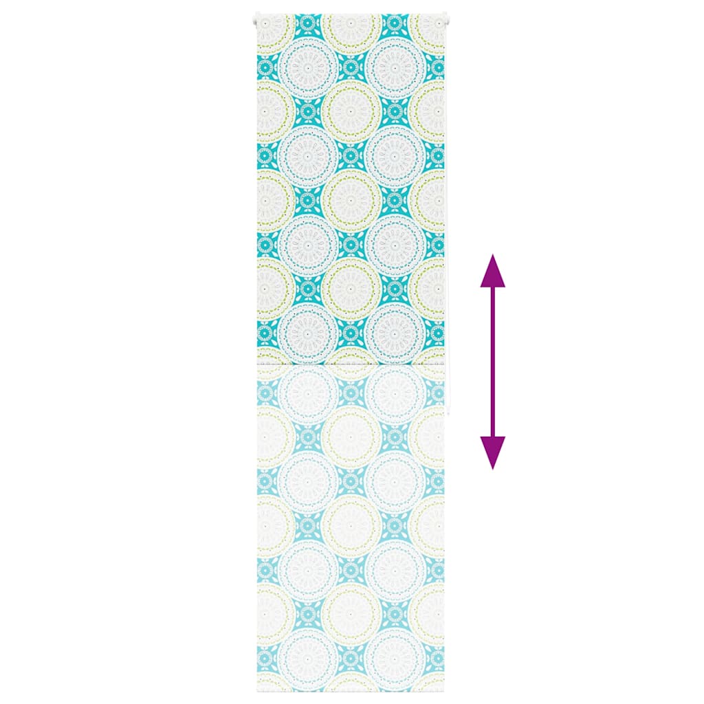 Tenda a Rullo Doccia 70x240 cm Larghezza Tessuto 66 cm