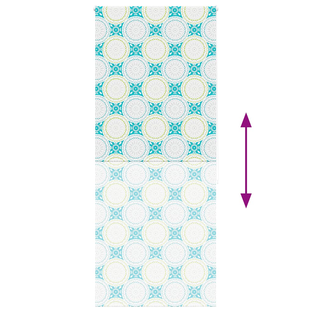 Tenda a Rullo Doccia 90x240 cm Larghezza Tessuto 86 cm