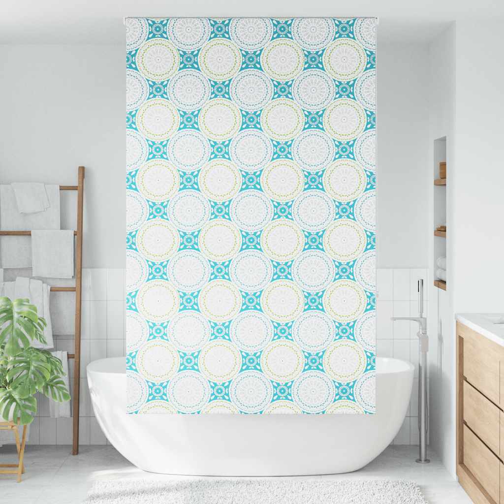 Tenda a Rullo Doccia 130x240 cm Larghezza Tessuto 126 cm