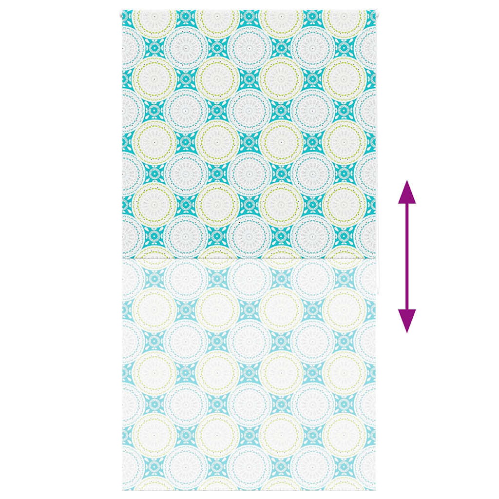 Tenda a Rullo Doccia 130x240 cm Larghezza Tessuto 126 cm