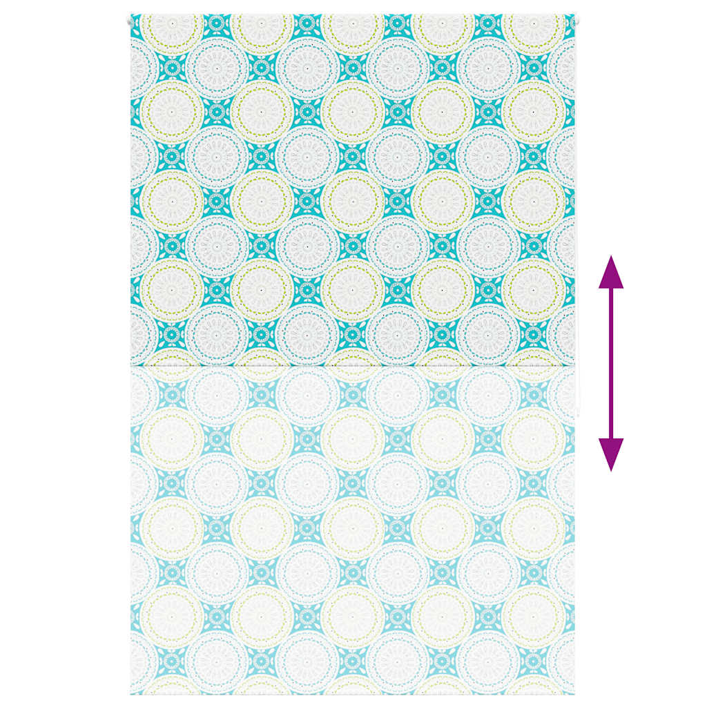 Tenda a Rullo Doccia 160x240 cm Larghezza Tessuto 156 cm