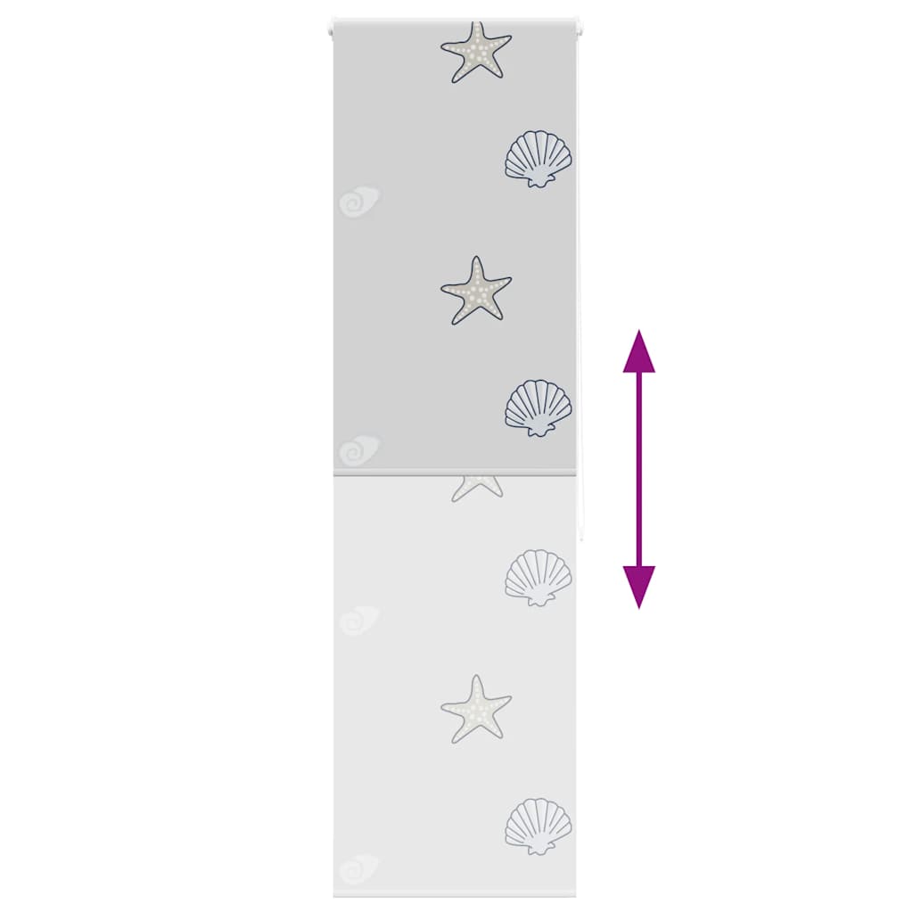 Tenda a Rullo Doccia 60x240 cm Larghezza Tessuto 56 cm