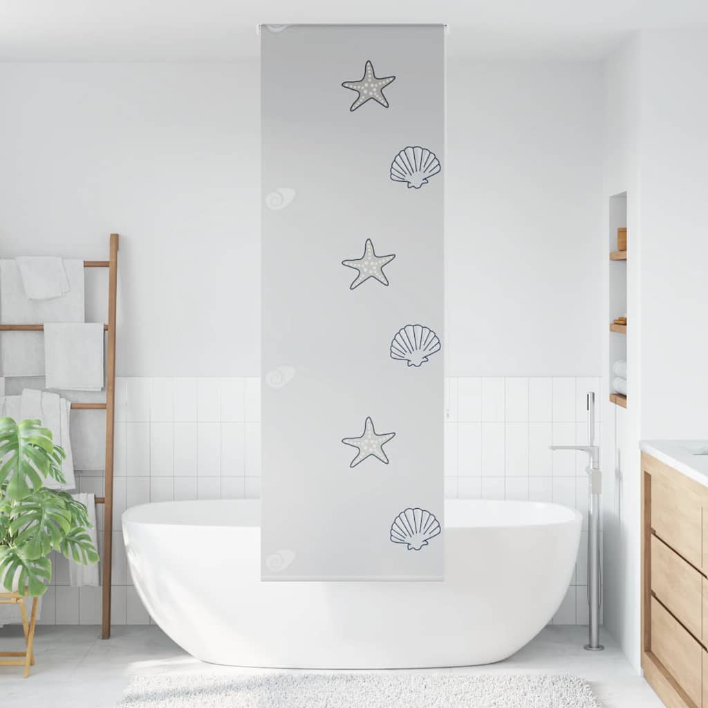 Tenda a Rullo Doccia 70x240 cm Larghezza Tessuto 66 cm