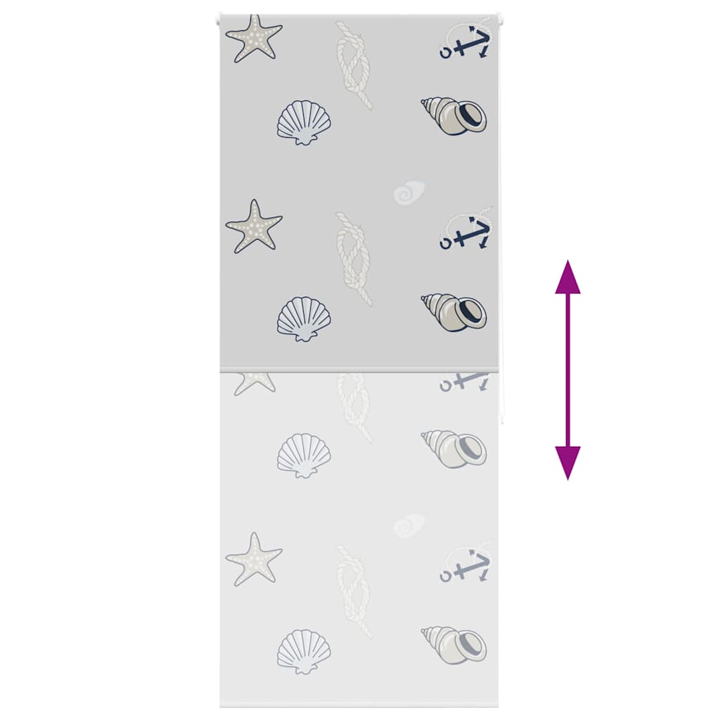 Tenda a Rullo Doccia 100x240 cm Larghezza Tessuto 96 cm