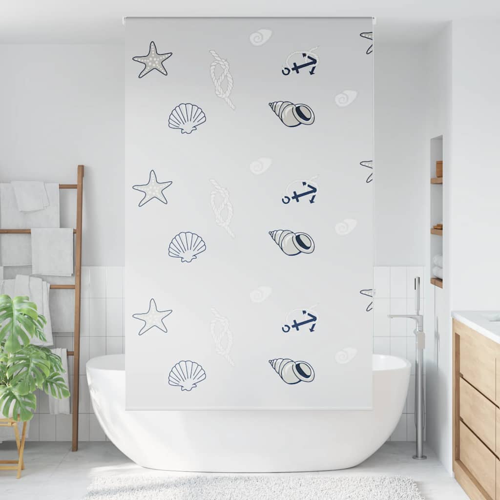 Tenda a Rullo Doccia 140x240 cm Larghezza Tessuto 136 cm