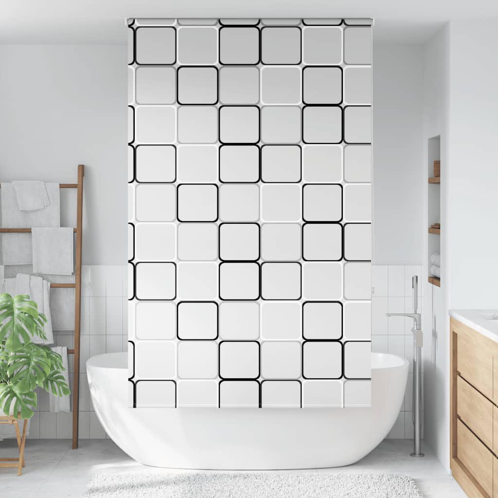 Tenda a Rullo Doccia 120x240 cm Larghezza Tessuto 116 cm