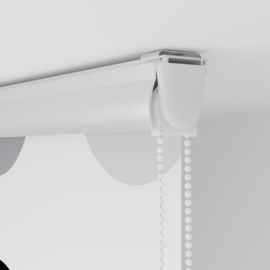 Tenda a Rullo per Doccia Cassonetto 60x240 cm Larghezza Tessuto