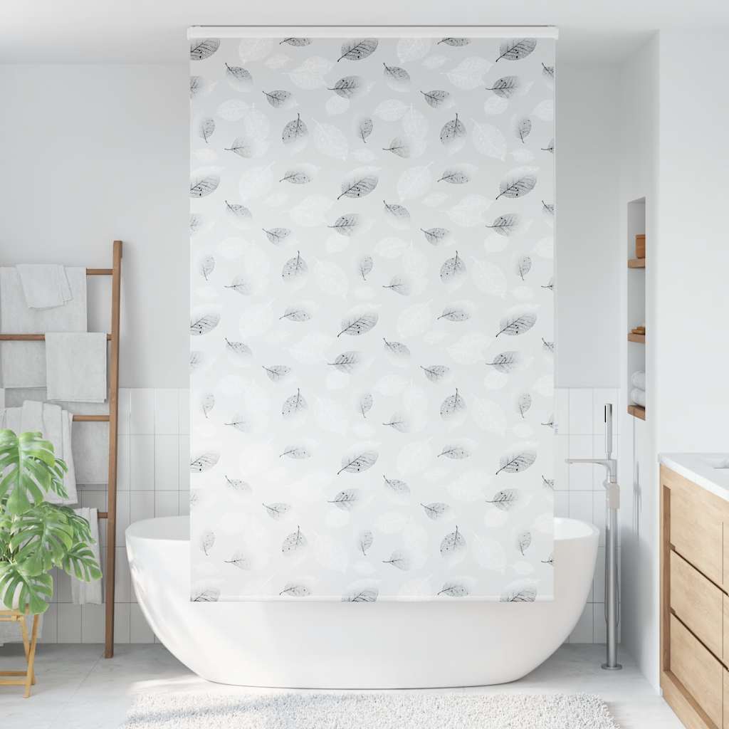 Tenda a Rullo Doccia con Cassonetto 130x240cm Larghezza Tessuto