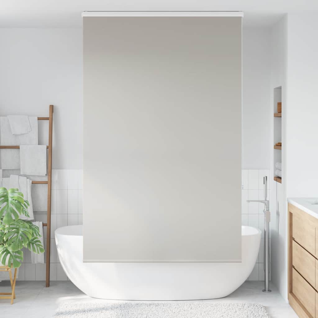 Tenda a Rullo Doccia con Cassonetto 130x240cm Larghezza Tessuto