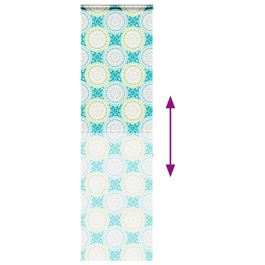 Tenda a Rullo per Doccia Cassonetto 60x240 cm Larghezza Tessuto