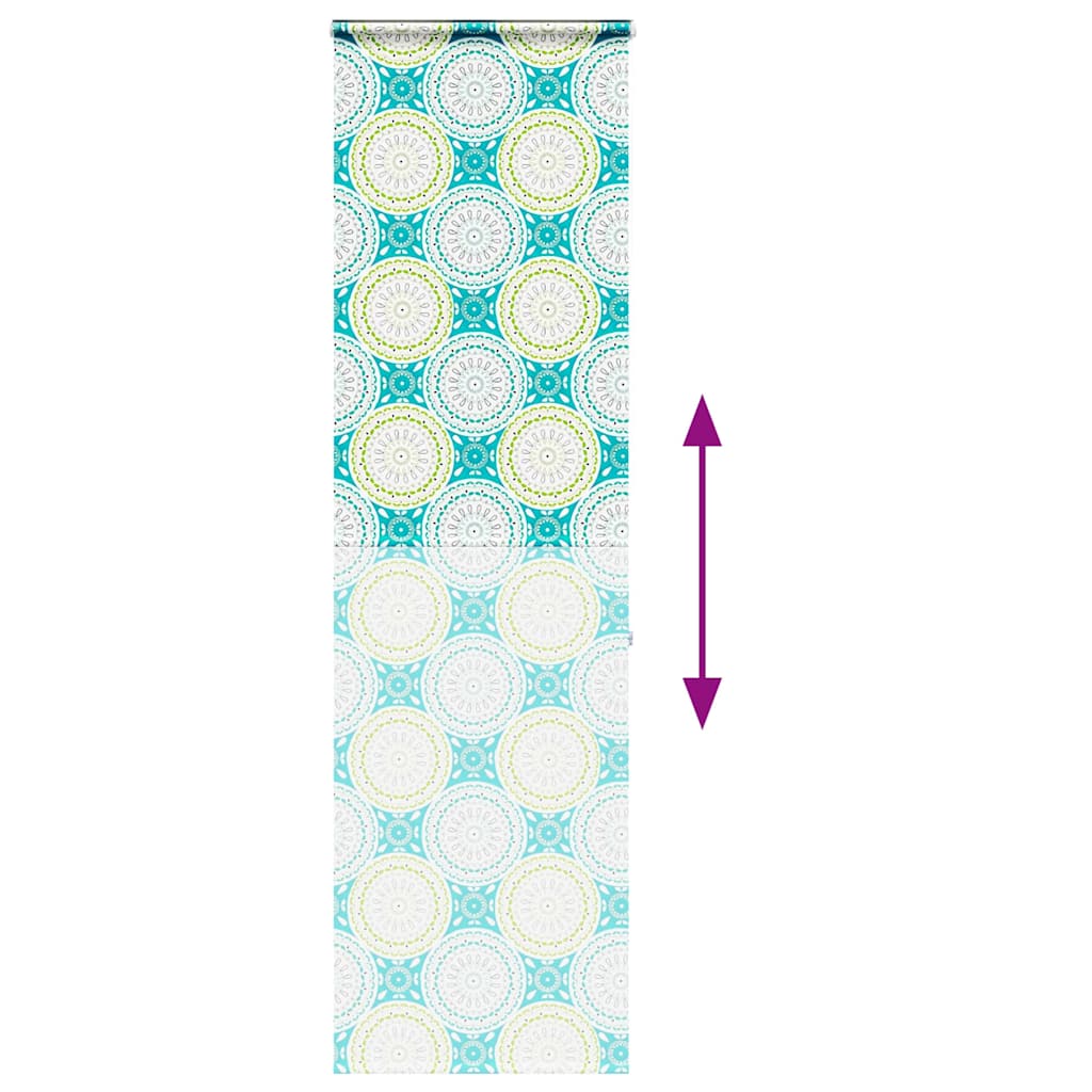 Tenda a Rullo per Doccia Cassonetto 80x240 cm Larghezza Tessuto