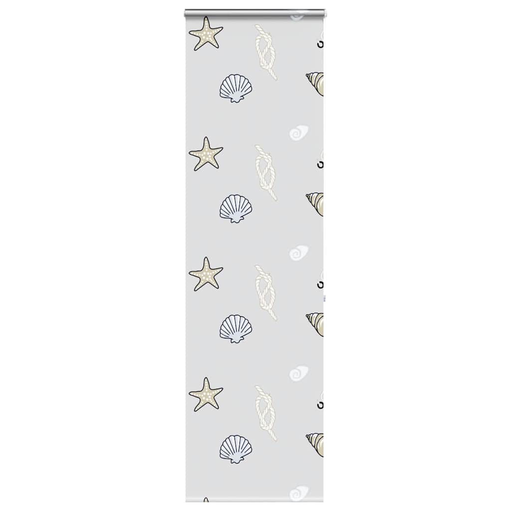 Tenda a Rullo per Doccia Cassonetto 80x240 cm Larghezza Tessuto