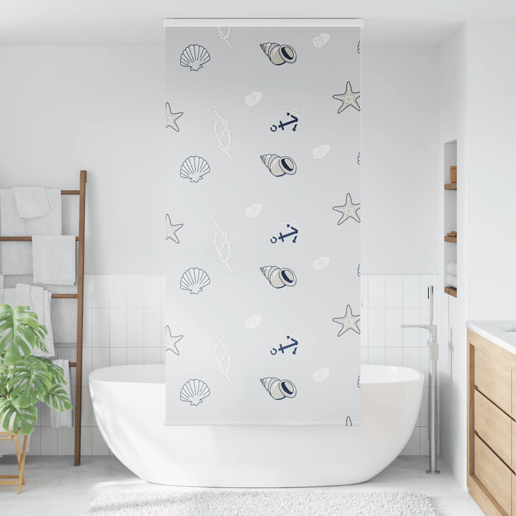 Tenda a Rullo Doccia Cassonetto 90x240 cm Larghezza Tessuto