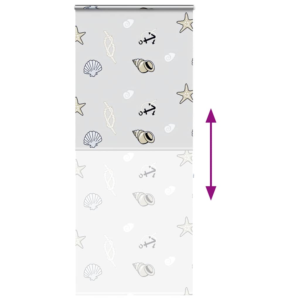 Tenda a Rullo Doccia Cassonetto 90x240 cm Larghezza Tessuto