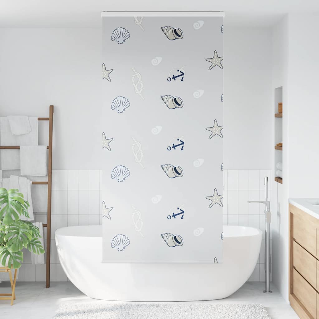 Tenda a Rullo Doccia con Cassonetto 100x240cm Larghezza Tessuto