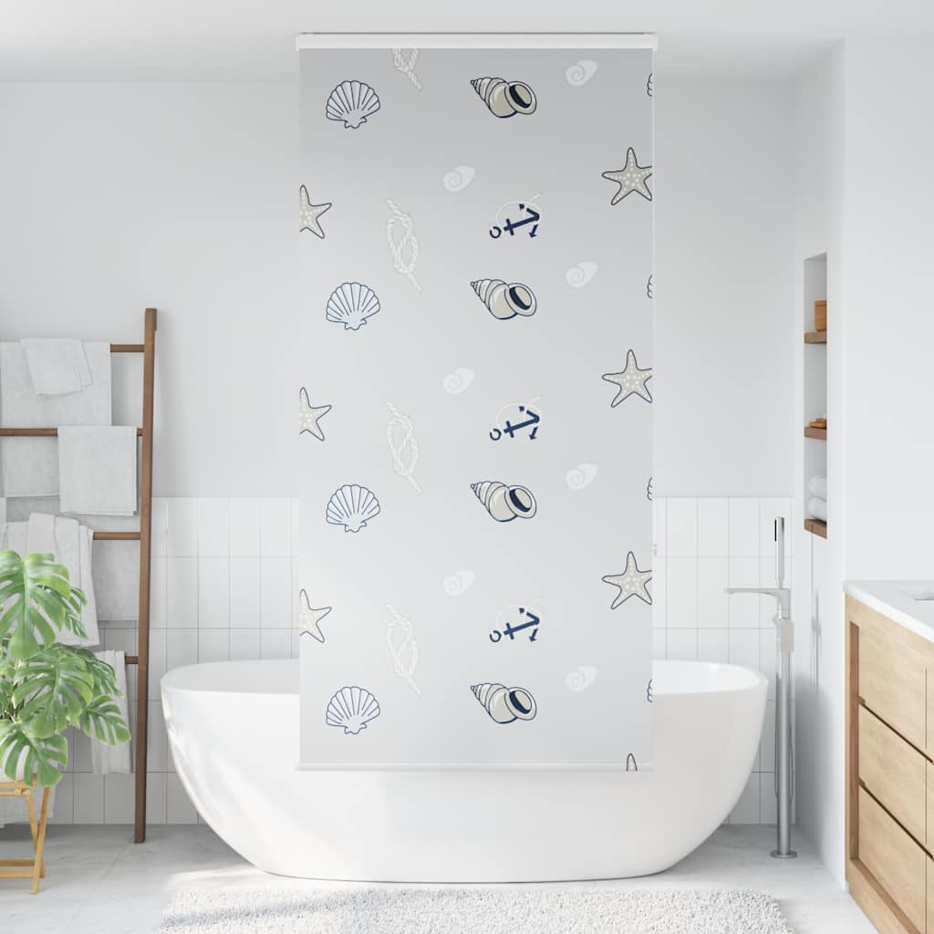 Tenda a Rullo Doccia Cassonetto 110x240 cm Larghezza Tessuto
