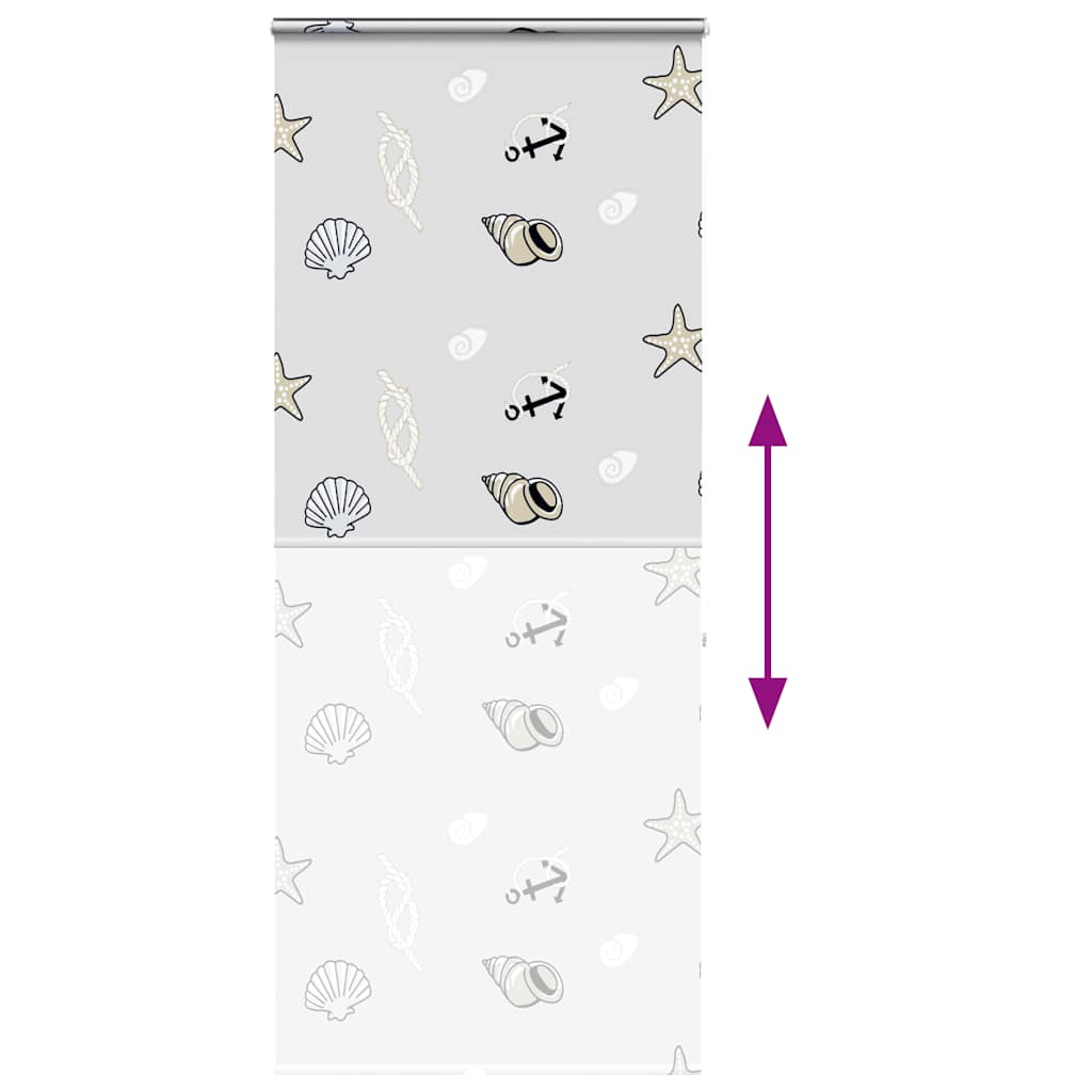 Tenda a Rullo Doccia Cassonetto 110x240 cm Larghezza Tessuto